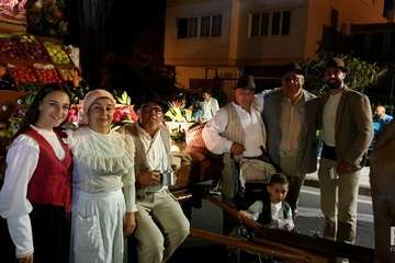 La carreta de Arenales triunfa en la romería de Valsequillo (Foto Francisco Javier Santana)